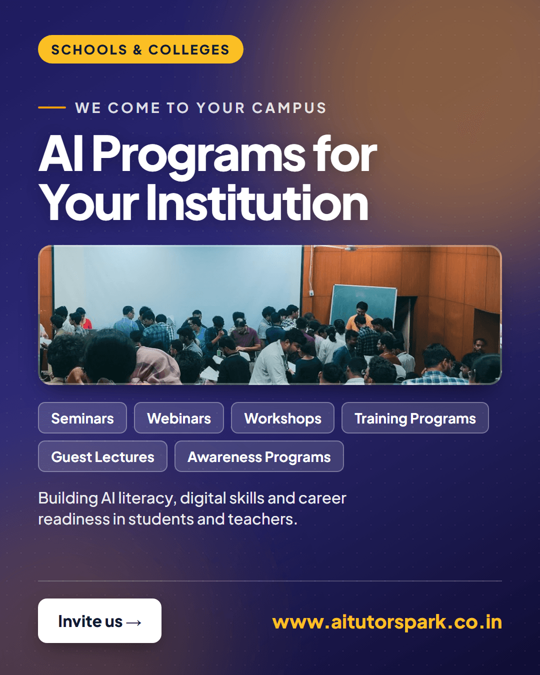 AI programs for schools and colleges